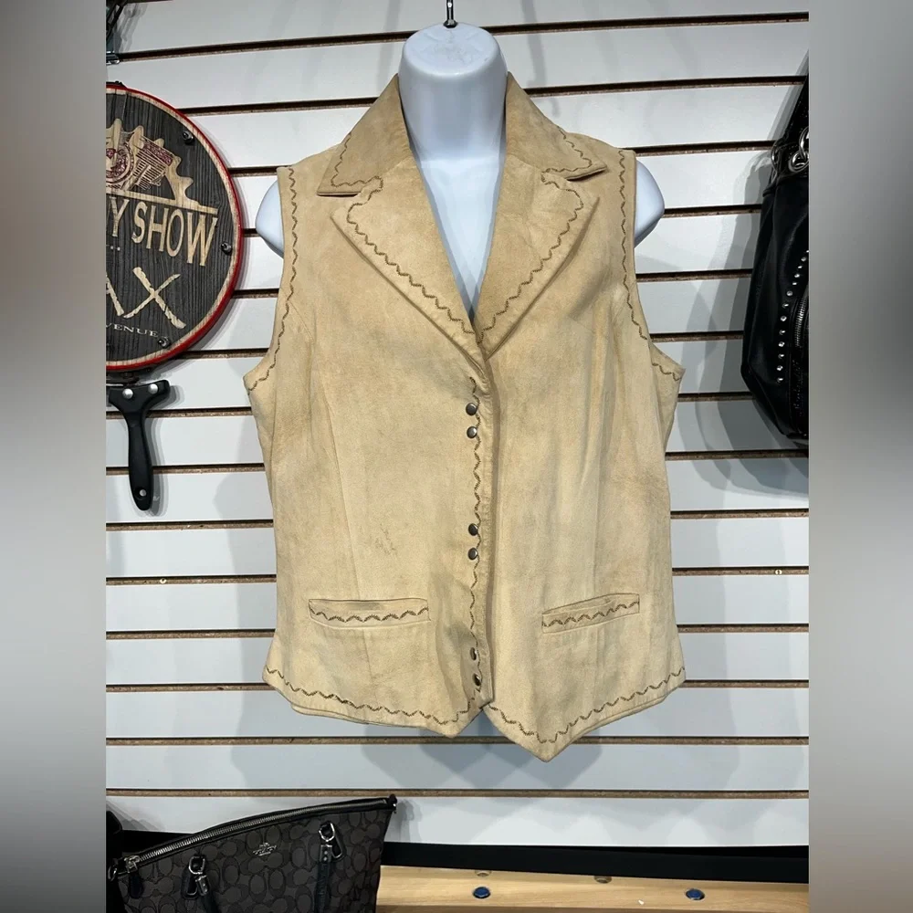 Isabella Bird suede vest size medium